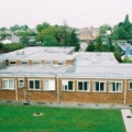 large fibreglass roof